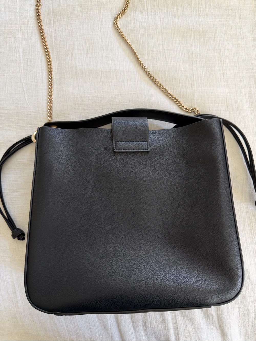 Zara Black Purse With Ring Closure - Picture 3 of 8